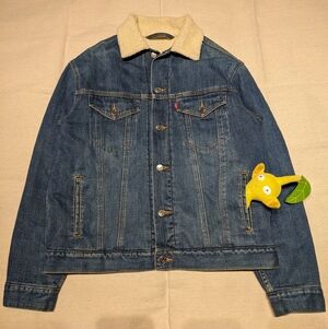 Vintage Levis Type 3 iii Sherpa Lined Denim Trucker Jacket 70520 men's L